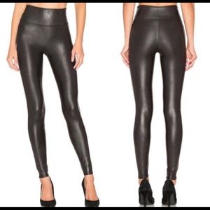 Spanx faux leather leggings like new